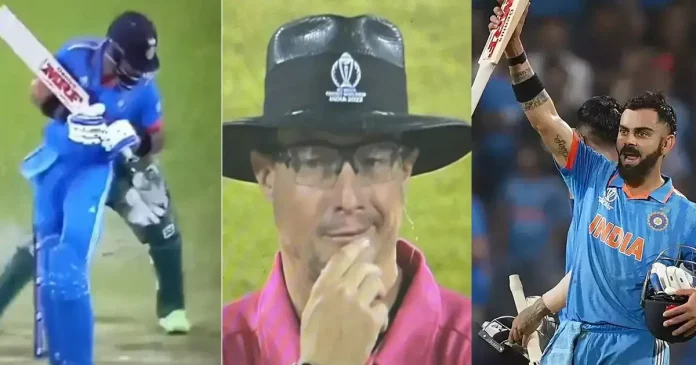 Richard Kettleborough controversy with Virat Kohli century