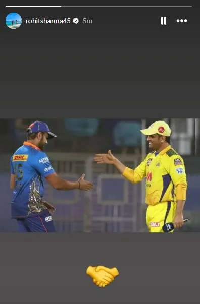 Rohit sharma and MS dhoni