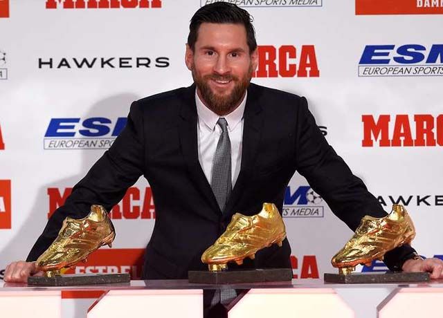 Lionel Messi Wins European Golden Shoe Three Times In A Row Sports Big News