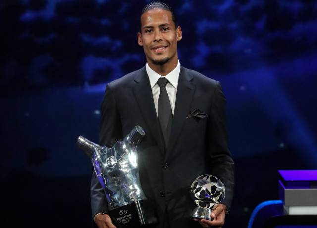 Van Dijk beat Ronaldo and Messi in UEFA Men’s Player of the Year