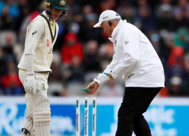 The bales were not on the stumps, yet the match was played