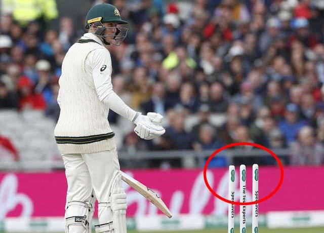 The bales were not on the stumps, yet the match was played