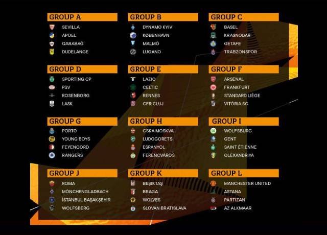 uel fixtures 2019