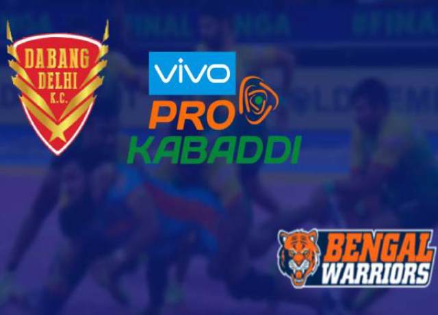 Pro Kabaddi League 2019 Final Dabang Delhi vs Bengal Warriors, Live Streaming