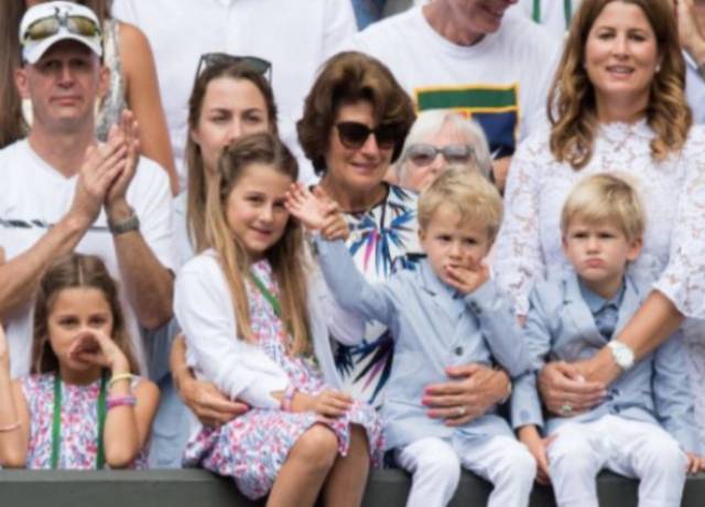 Mirka Federer all four kids