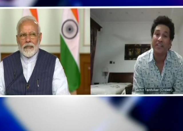 PM Modi talks to 40 players including Ganguly-Sachin-Kohli on Coronavirus