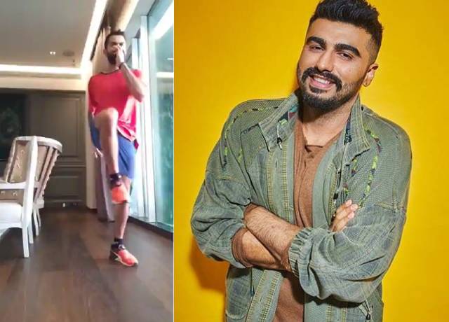 Arjun Kapoor troll Virat Kohli's on his aces 180-degree step landing in first attempt