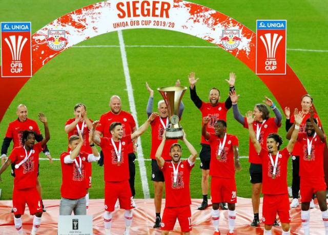 Salzburg Football Club won the Austrian Cup for the 7th time, beating Lustenau in the title match