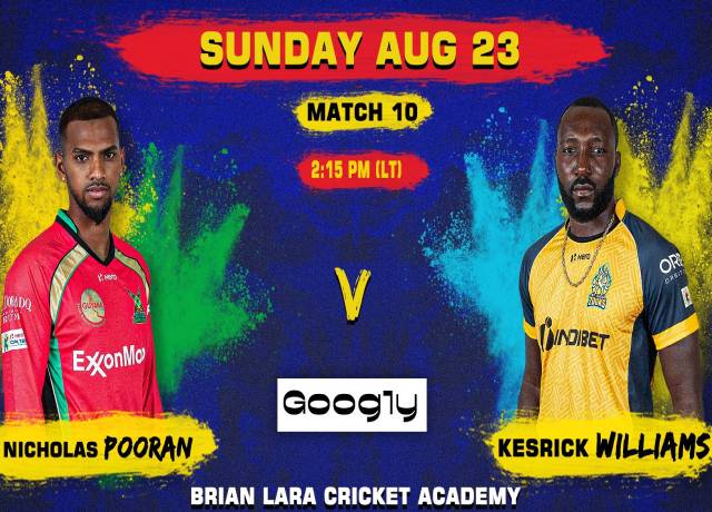 CPL 2020, 10th Match : GAW vs STZ live score & streaming