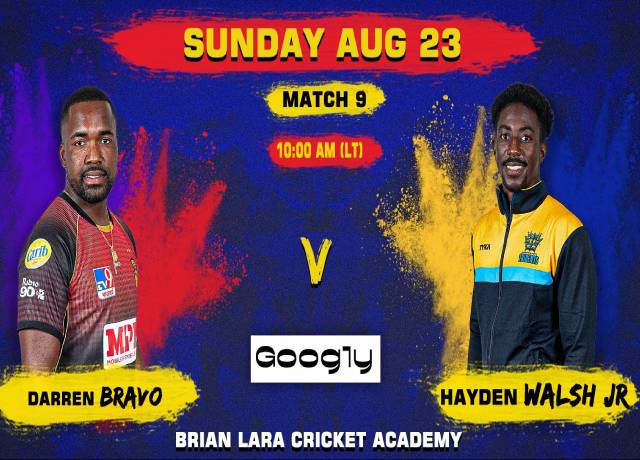 CPL 2020, 9th Match : TKR vs BT live score & streaming