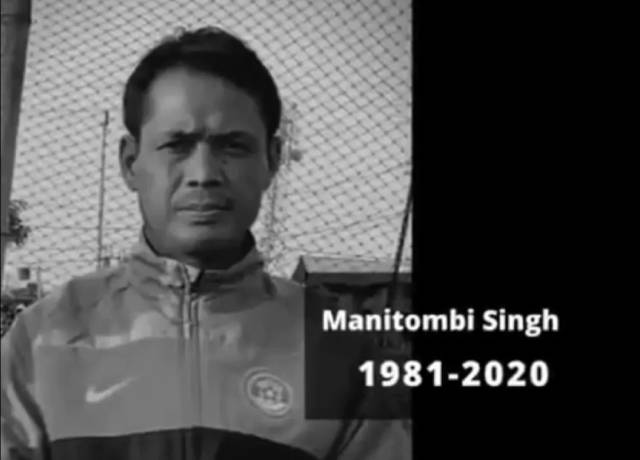 Indian footballer Manitombi died at the age of 39, was ill for a long time