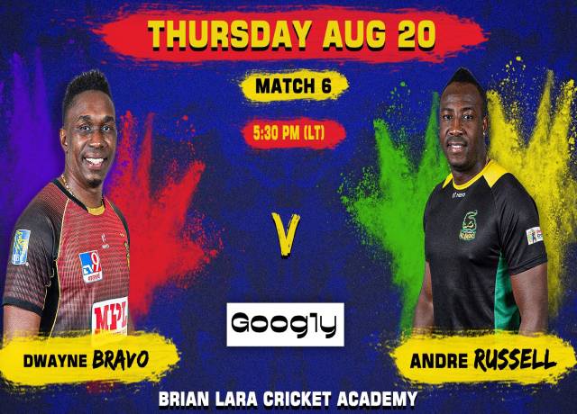 CPL 2020, 6th Match : TKR vs JT live score & steaming