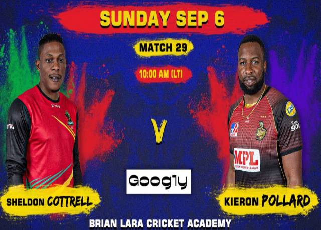 CPL 2020, 29th Match : SKP vs TKR live score & streaming