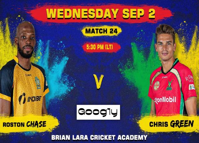 CPL 2020, 24th Match : SLZ vs GAW live score & streaming