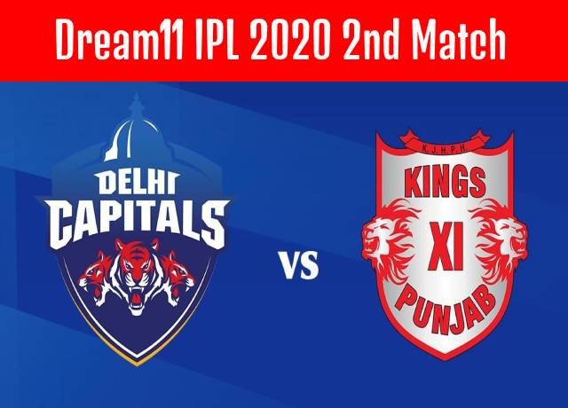 Dream11 IPL : 2nd match DC vs KXIP Live streaming & score