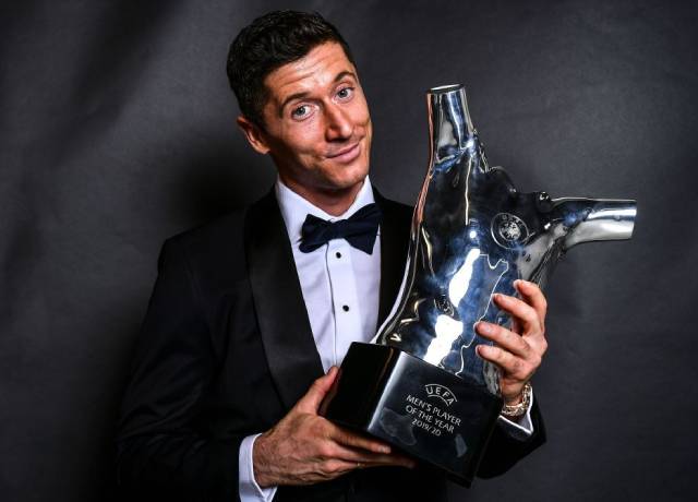 UEFA Awards 2020: Robert Lewandowski won player of the year award