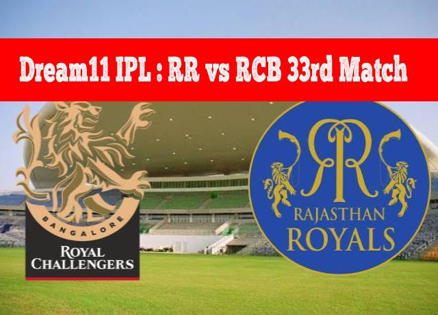 Dream11 IPL : RR vs RCB