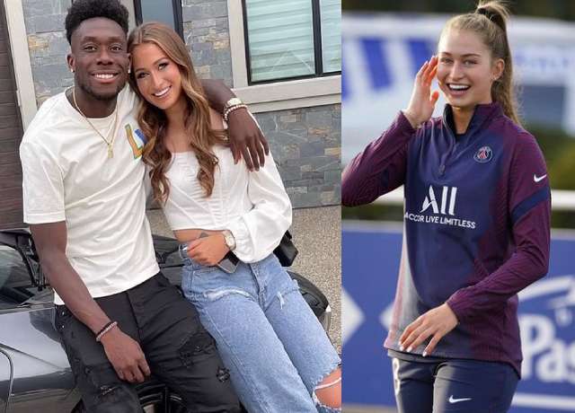 Alphonso Davies And Jordyn Huitema