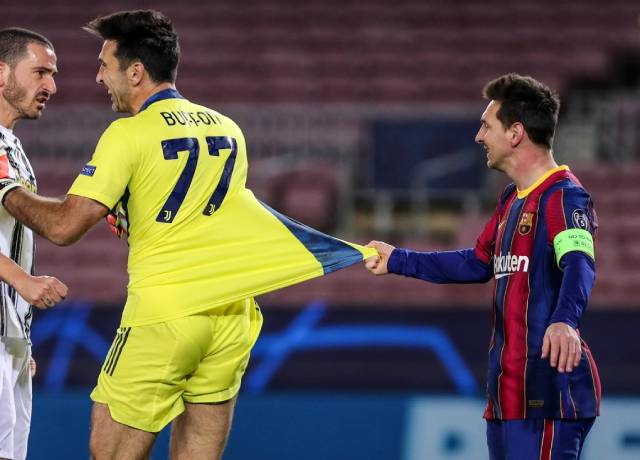 Buffon makes record saves against Messi