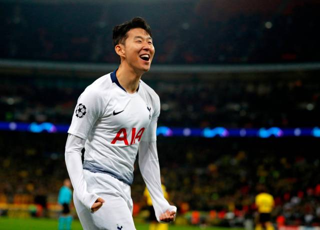 Son scores his 100th goal for Tottenham