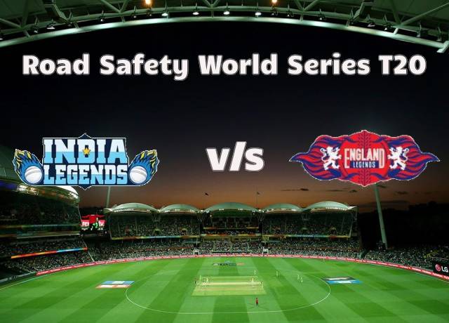 Road Safety World Series T20 : INDL vs ENGL 9th match live score