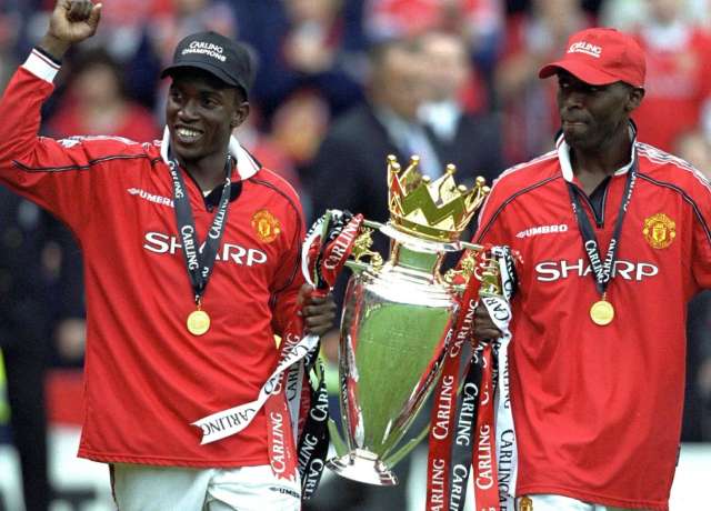 Andy Cole and Dwight Yorke