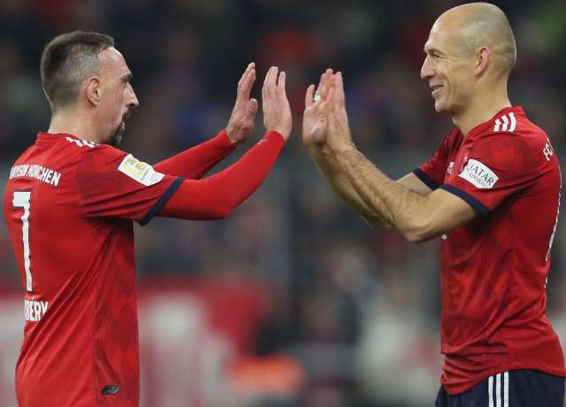Arjen Robben and Franck Ribery