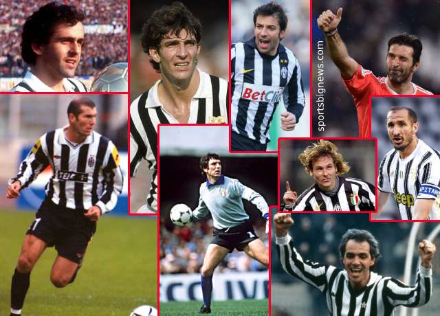 Top 10 greatest Juventus players of all time