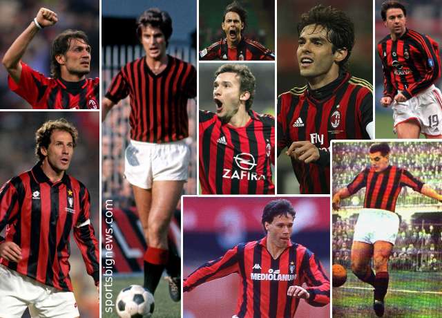 Top 10 greatest AC Milan players of all time