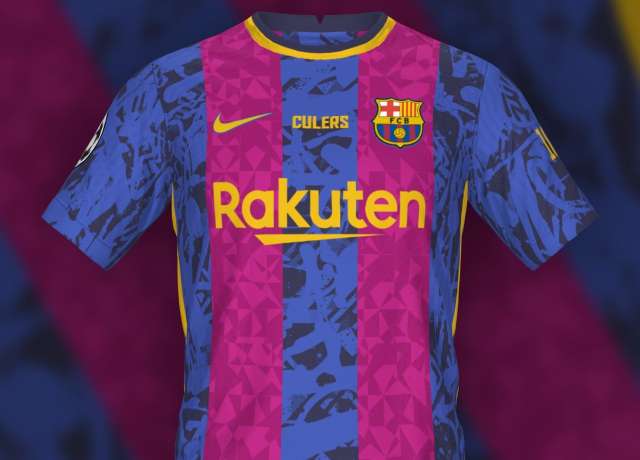 Barca's 2021-2022 Champions League kit leaked