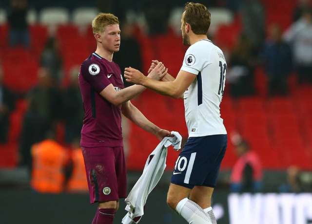 Harry Kane on Kevin De Bruyne