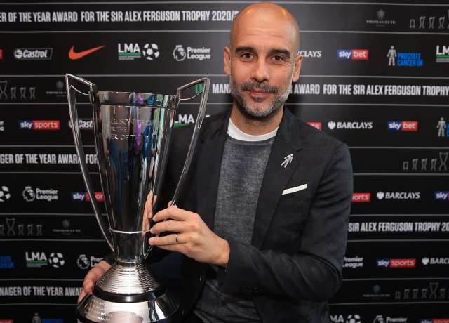 Pep Guardiola named LMA manager of the year