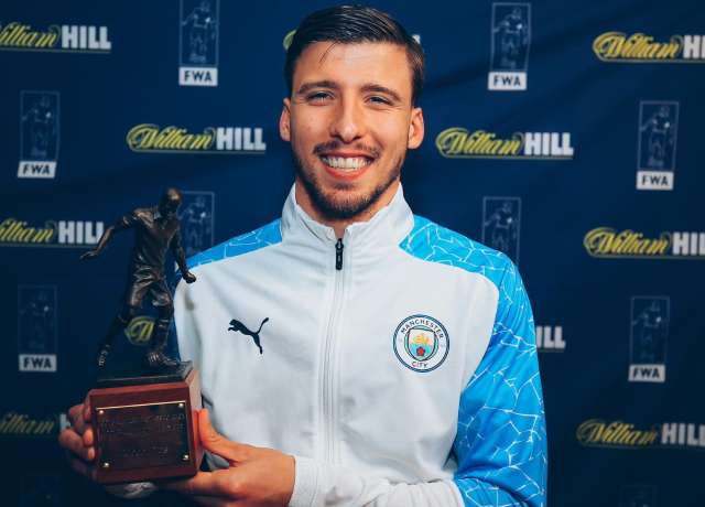 Ruben Dias named FWA Footballer of the Year