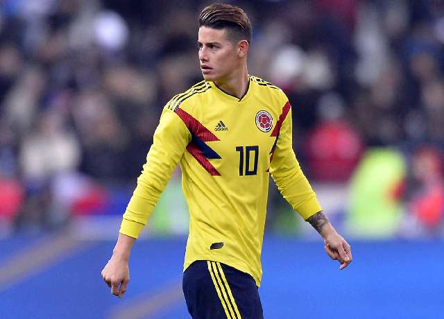 James Rodriguez ruled out of the Copa America squad