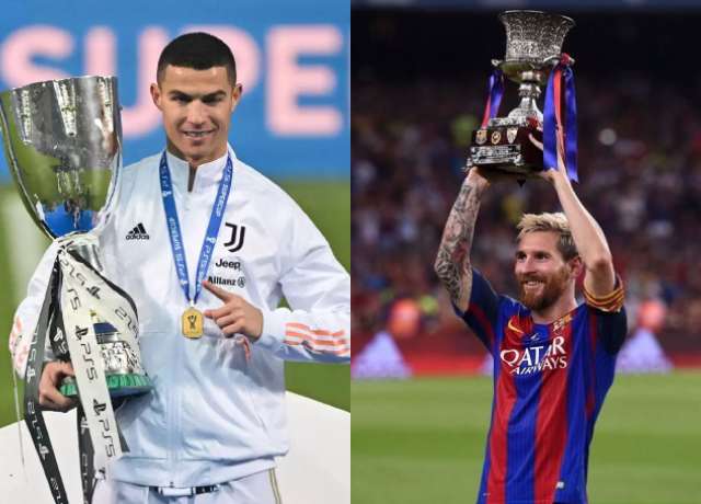 Take a look on Messi and Ronaldo's incredible trophy cabinet