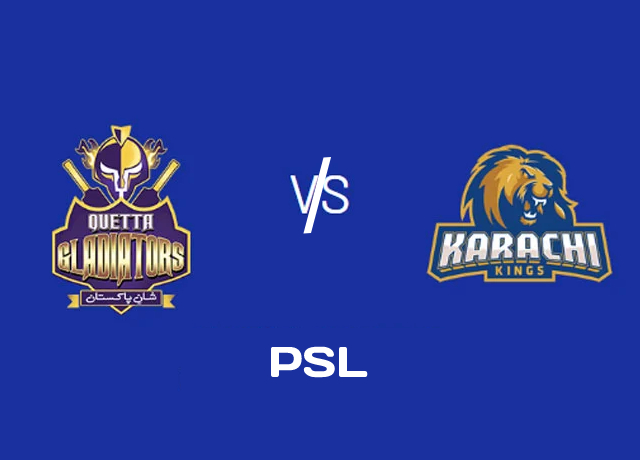 PSL 2021: Quetta Gladiators vs Karachi Kings, 29th Match live streaming