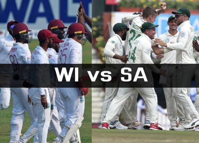 WI vs SA Test Series