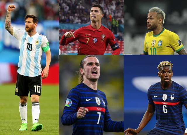 Updated list: World's highest-paid football players