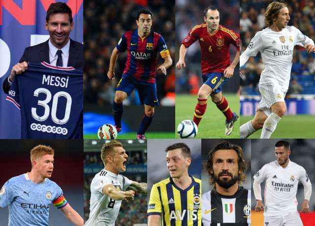 Top 10 greatest playmakers in football history