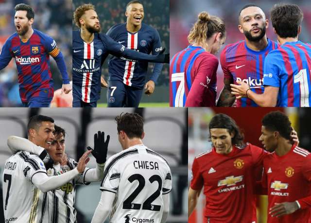 Ranking the top 5 best attacking trios in 2021/22 season