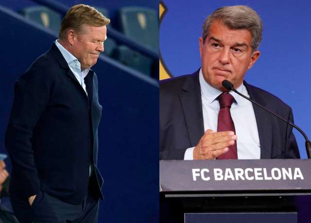 Joan Laporta Could Sack Ronald Koeman Anytime