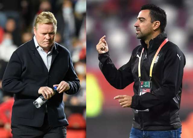 Ronald Koeman and Xavi