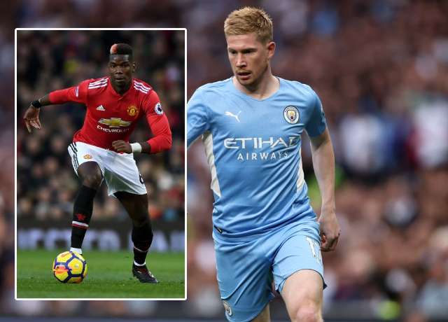 Kevin De Bruyne vs Paul Pogba