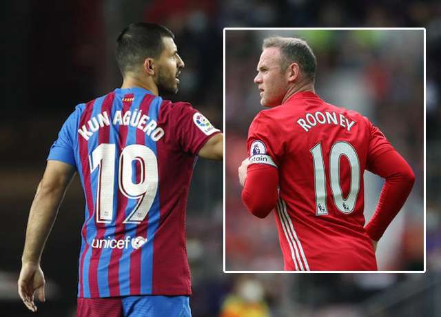 Sergio Aguero vs Wayne Rooney