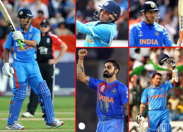 Top 5 run scorers for India across all the formats