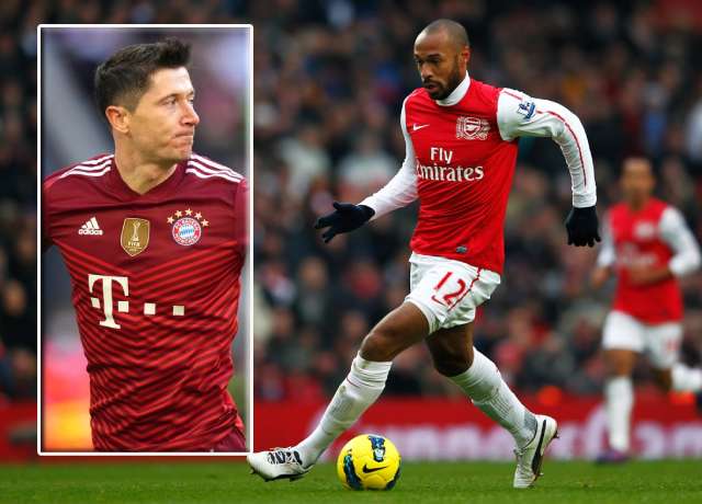 Thierry Henry vs Robert Lewandowski