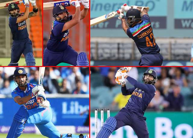 Top 5 players with most runs for India in ODI (among active players)