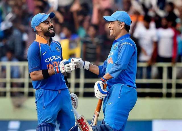 Dhoni and Virat