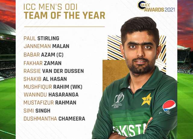 ICC Men’s ODI team of the year 2021