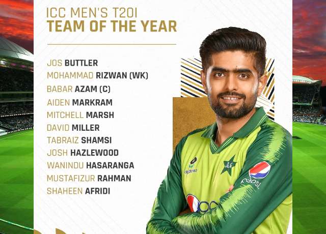 ICC Men’s T20 team of the year 2021